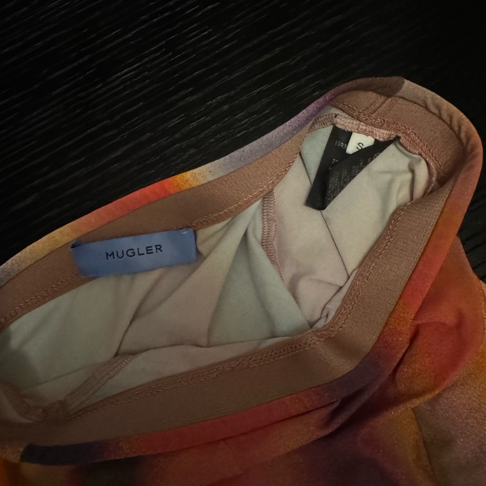 Mugler Multicolor Airbrush Gradient Leggings - image 4